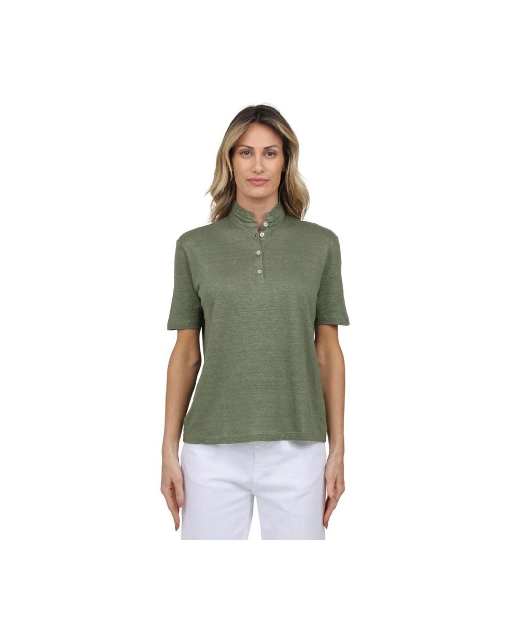 Gran Sasso Green Polo Shirts