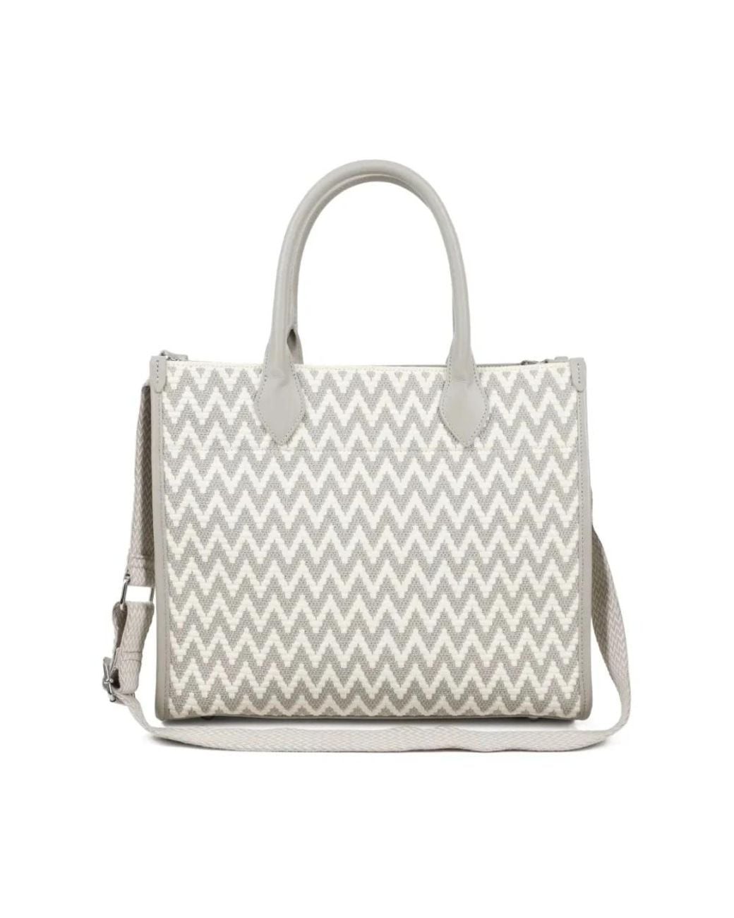 Handbags Lanvin de color Metallic