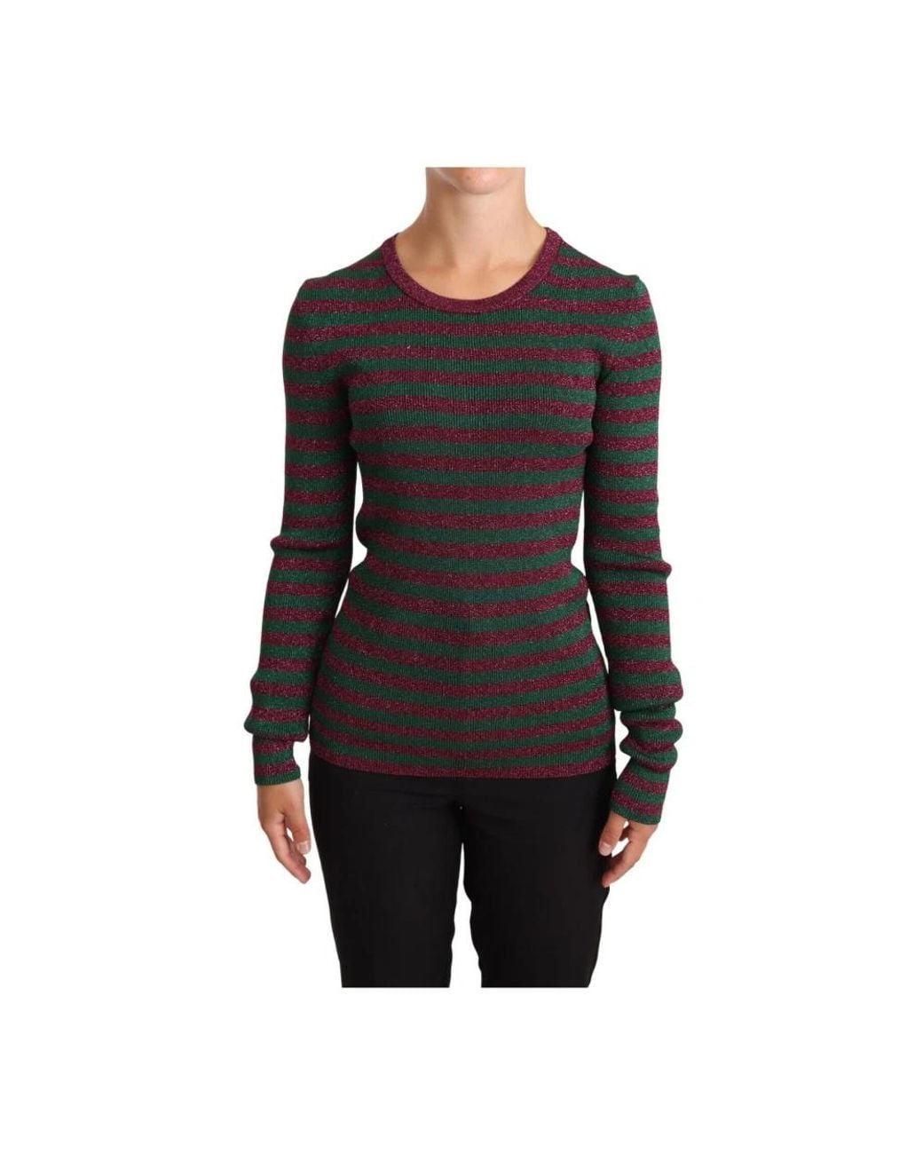 Dolce & Gabbana Black Round-Neck Knitwear