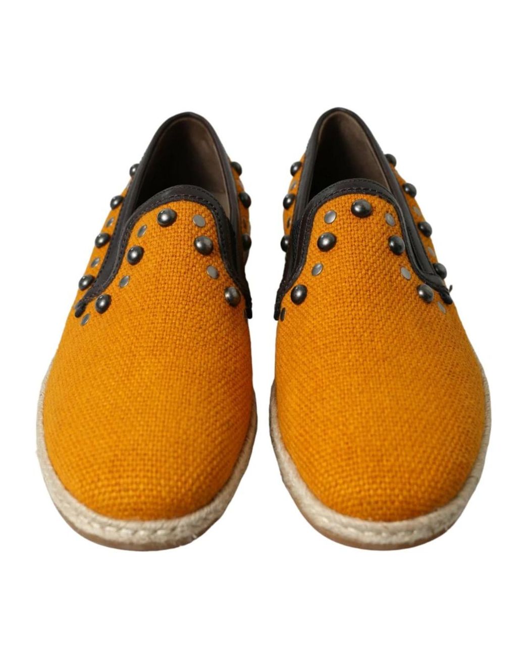 Dolce & Gabbana Orange Loafers for men