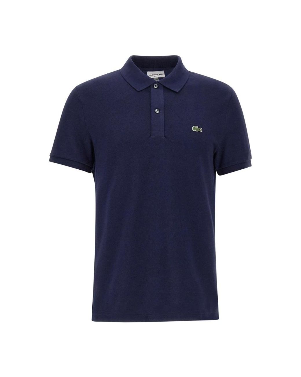 Lacoste Tops ,Blauw ,Katoen Slim Fit Petit Piqué Polo in het Blue voor heren