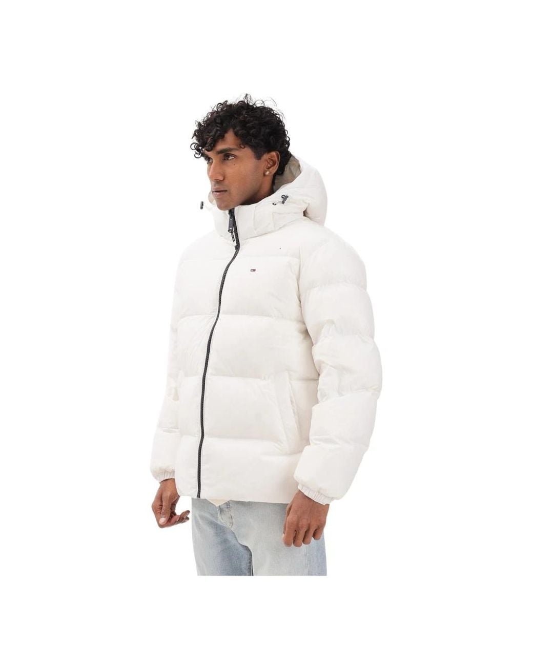 Tommy Hilfiger White Down Jackets for men