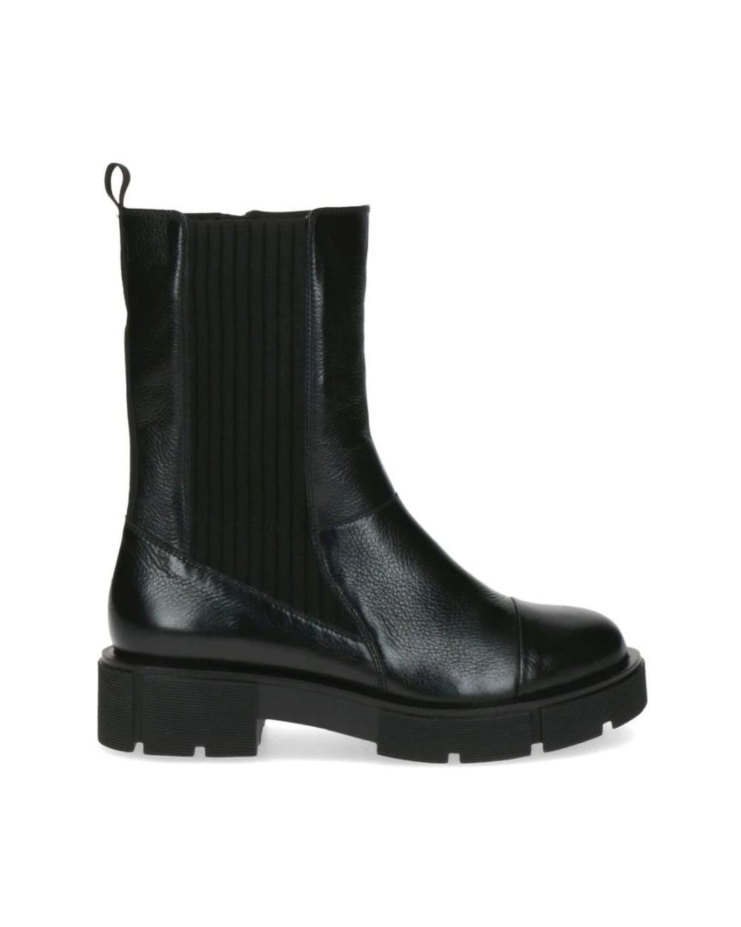 Caprice Black Chelsea Boots
