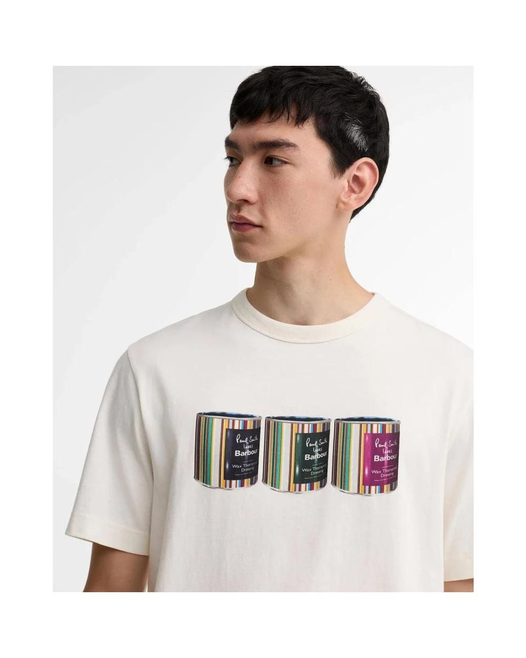 Barbour White T-Shirts for men