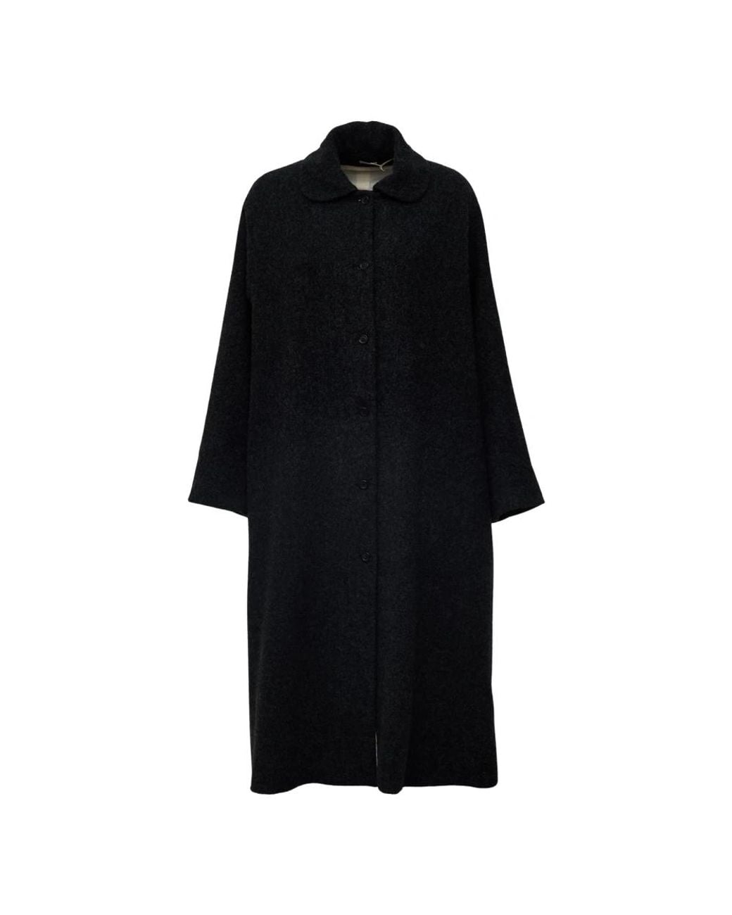 Apuntob Black Single-Breasted Coats