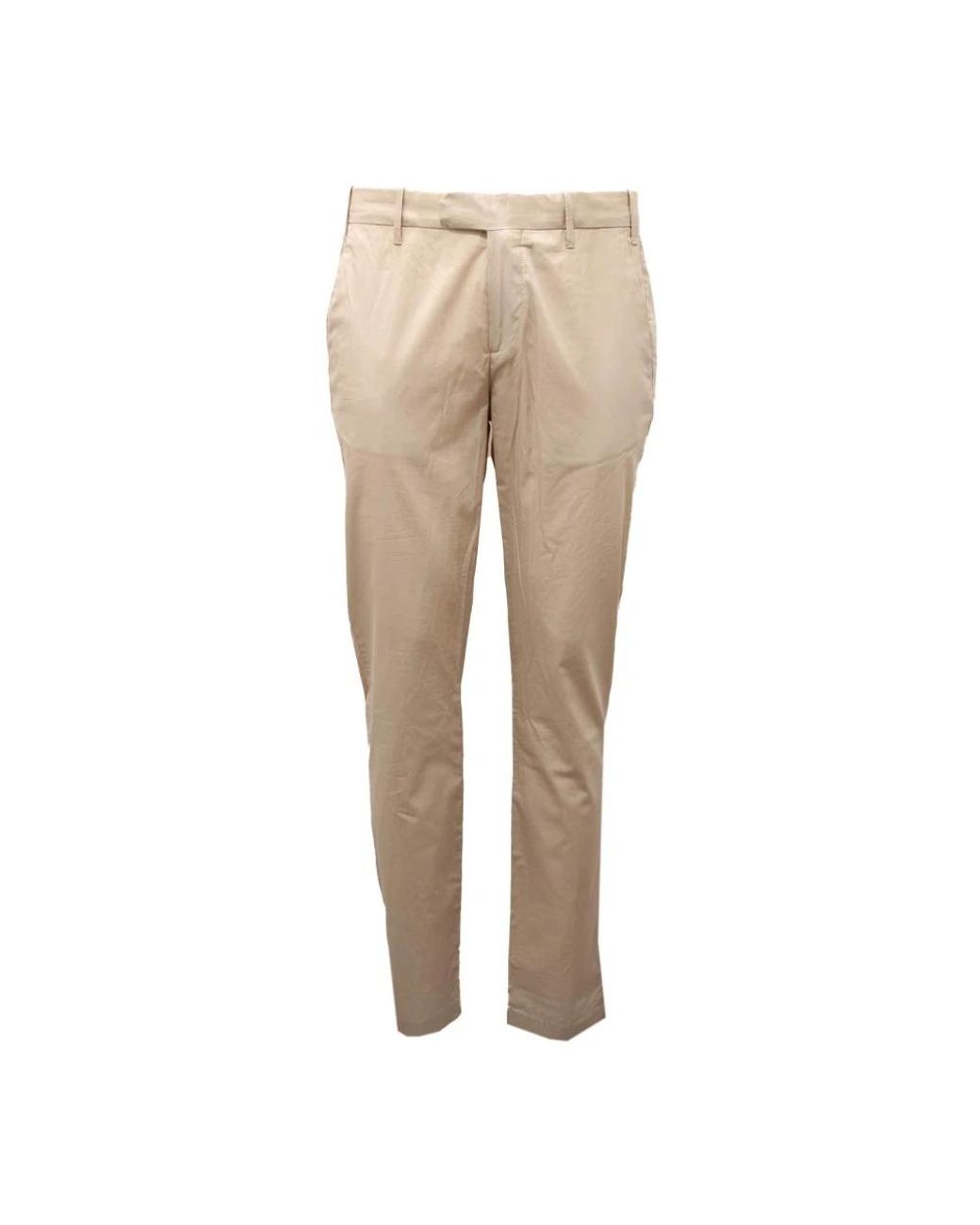 Eleventy Natural Straight Trousers for men