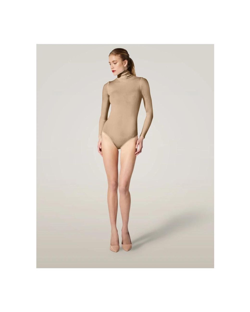 Body Wolford de color Natural