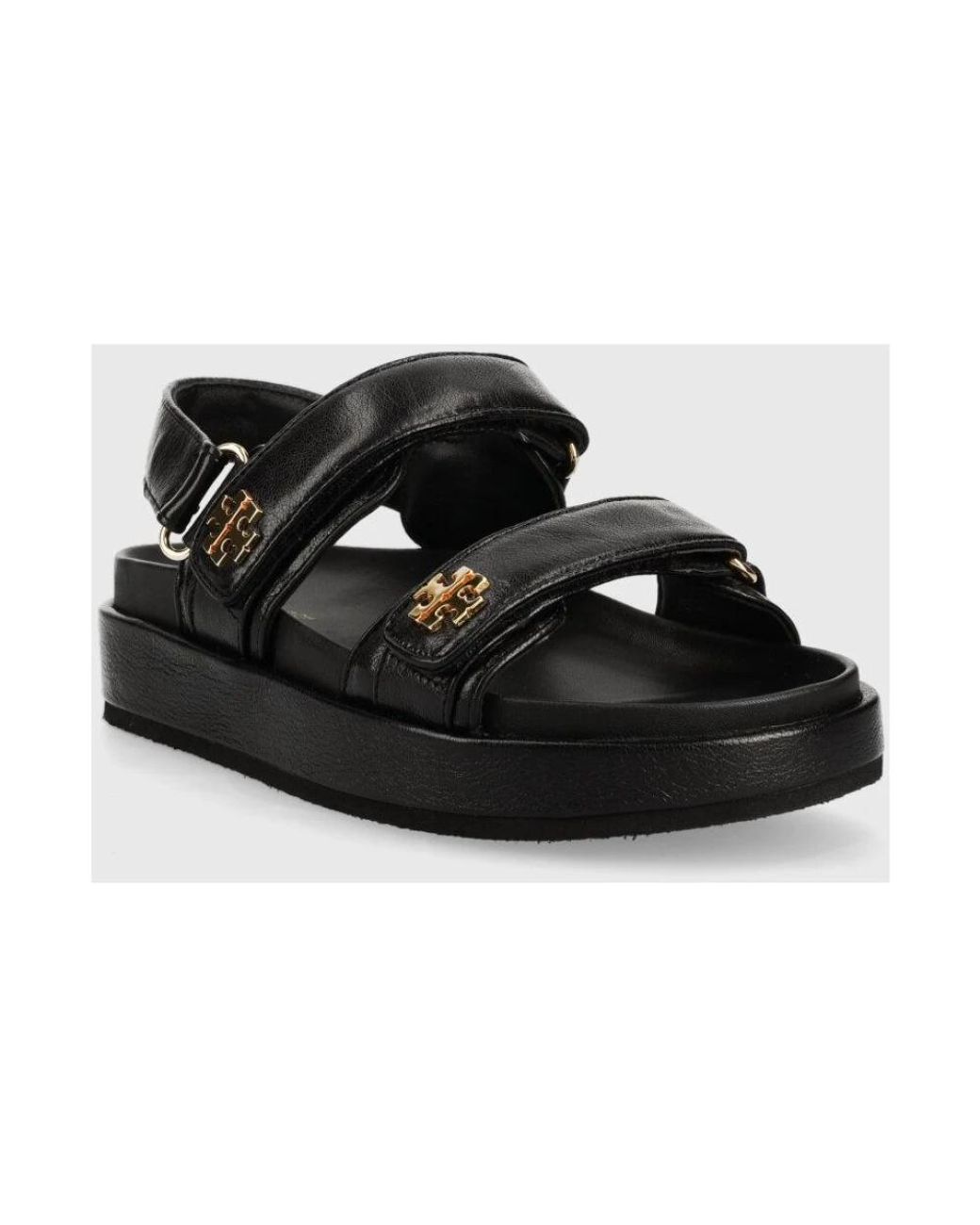 Flat Sandals di Tory Burch in Black
