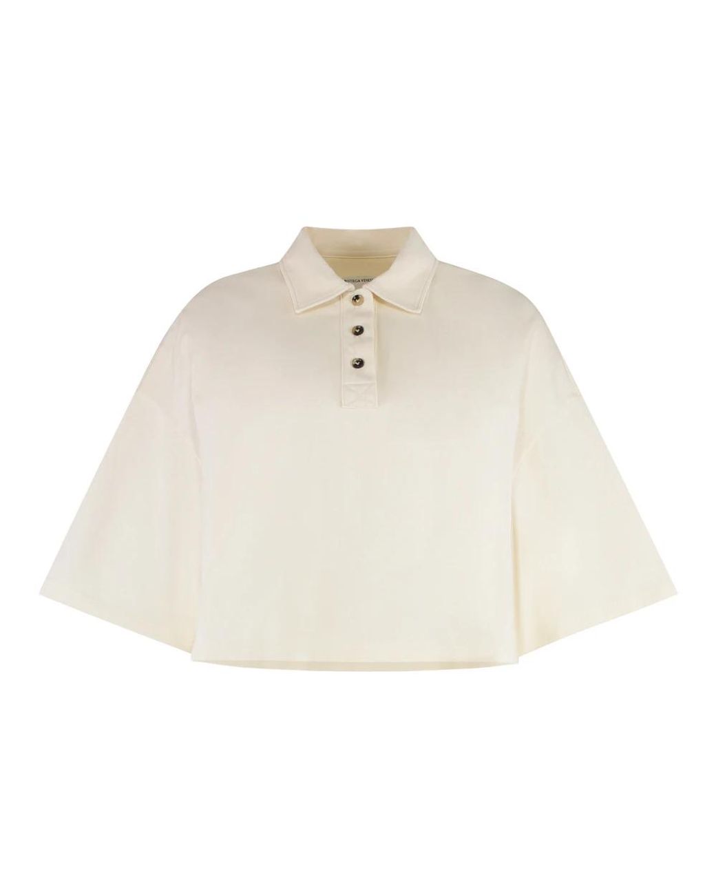 Bottega Veneta Natural Polo Shirts