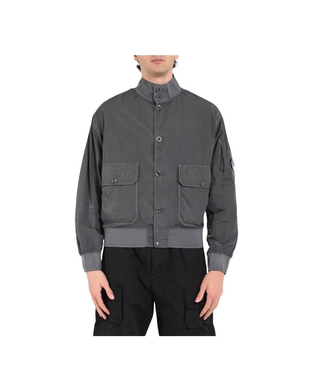 C P Company Gray Light Jackets for men