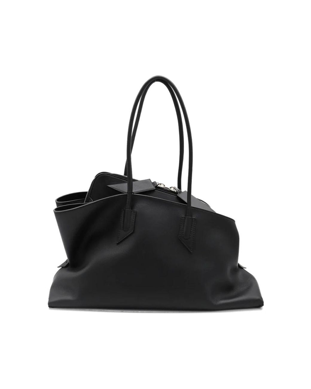 The Attico Black Shoulder Bags