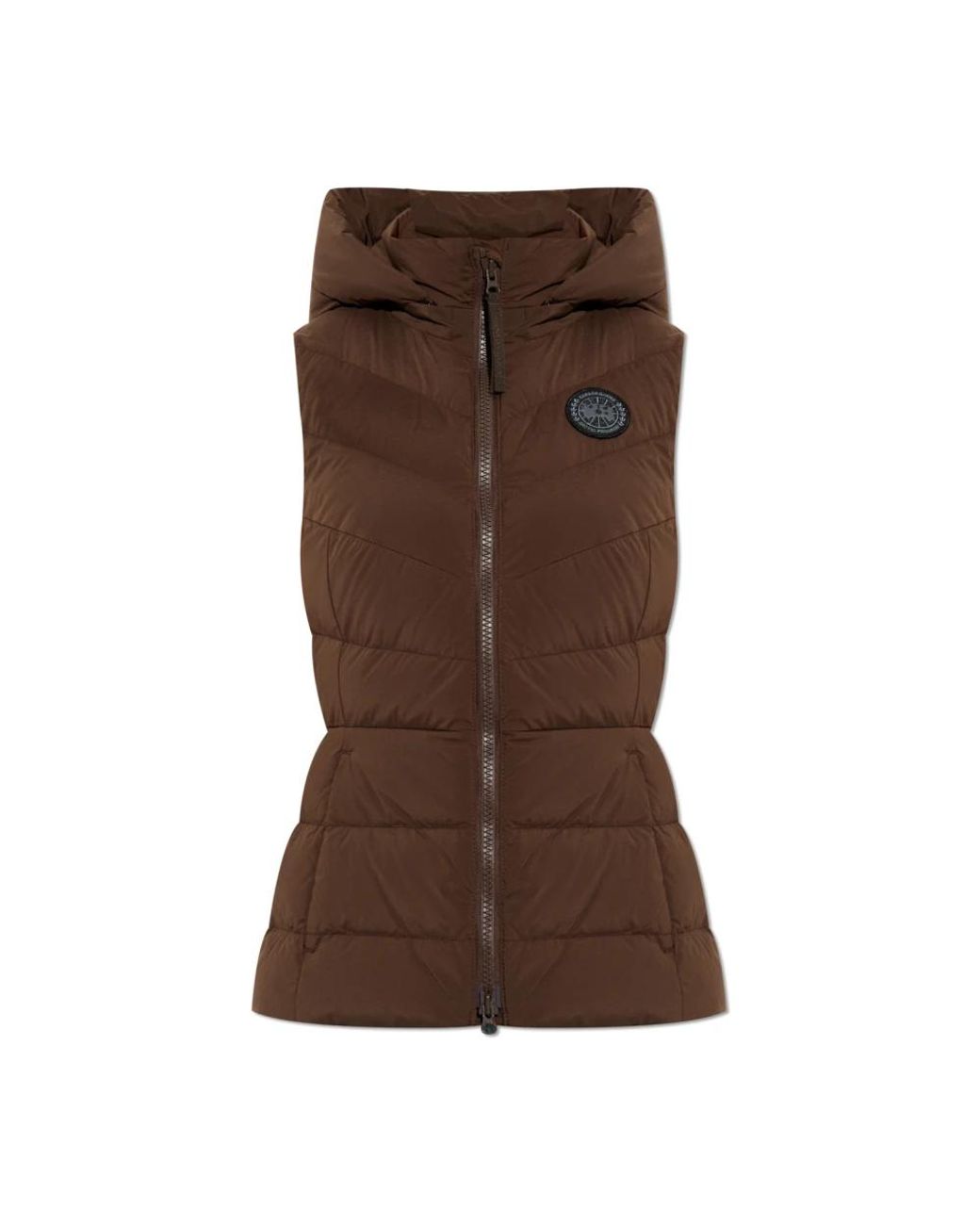 Canada Goose Jassen ,Bruin ,Leer Clair Vest in het Brown