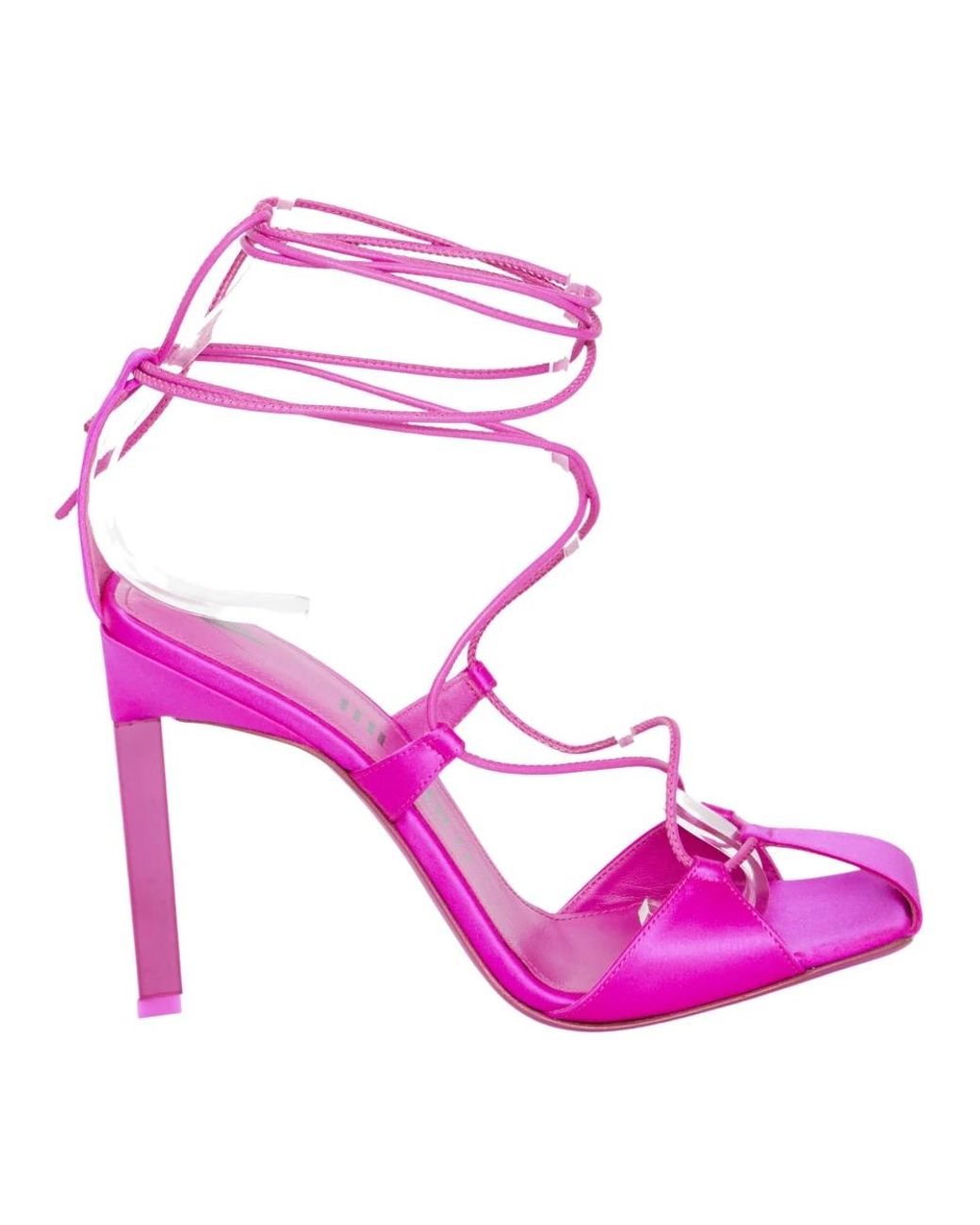 The Attico Purple High Heel Sandals