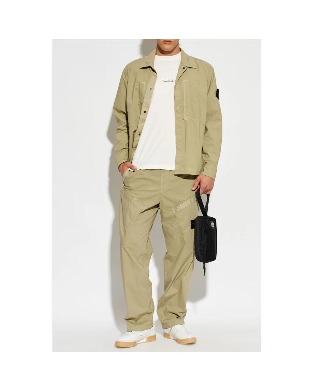 Stone Island White T-Shirts for men
