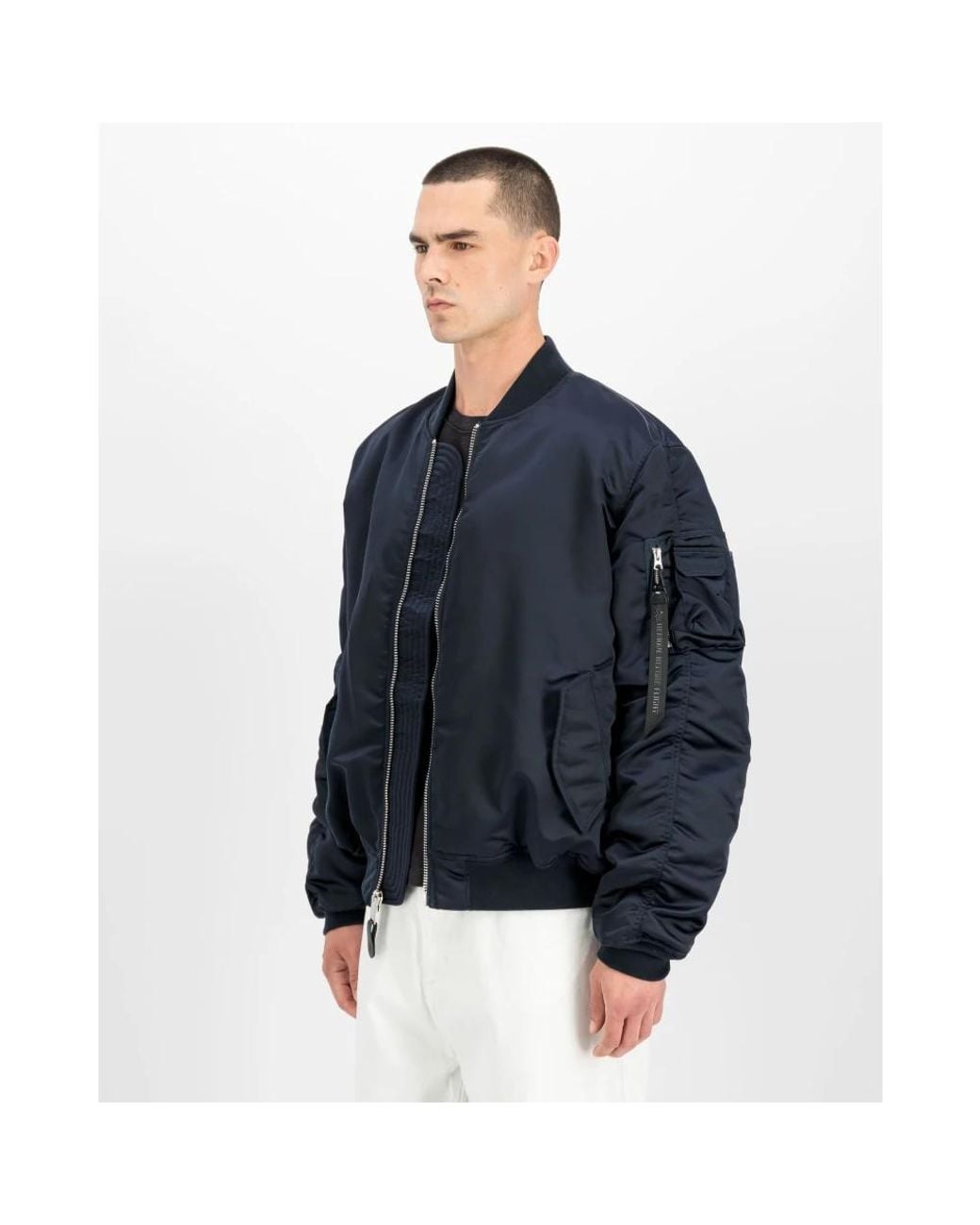 Alpha Industries Blue Bomber Jackets for men