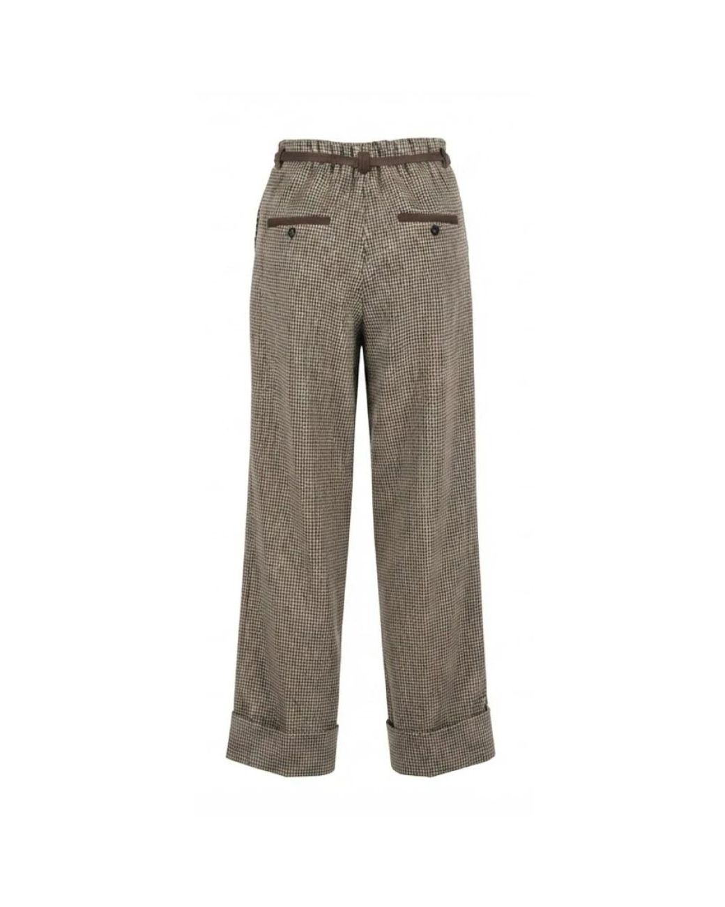 Panicale Gray Wide Trousers