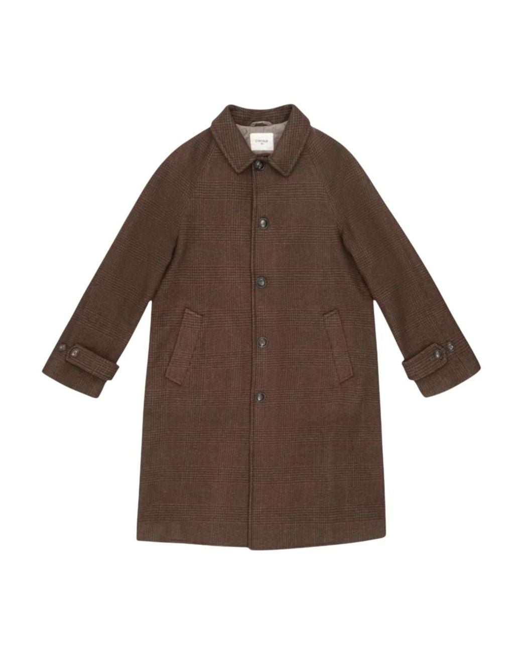 Circolo 1901 Brown Single-Breasted Coats for men