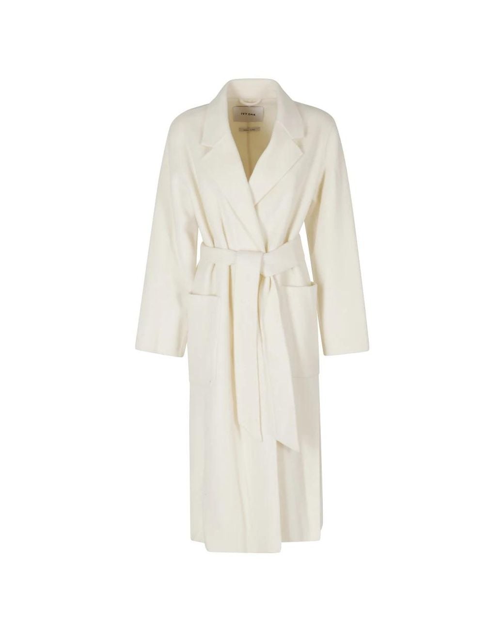 IVY & OAK White Belted Coats