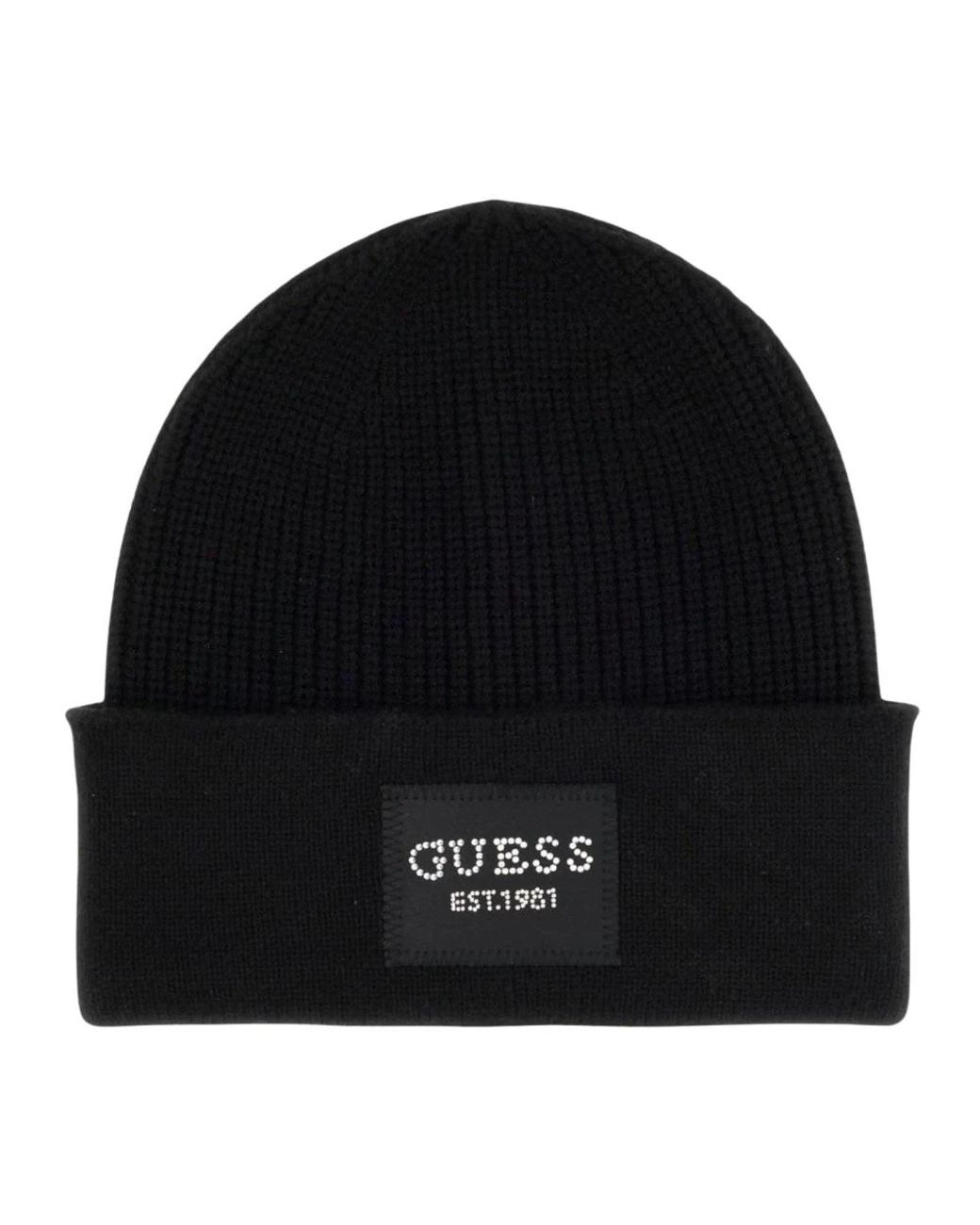 Guess Aw5631 Vis01 Beanie in het Black