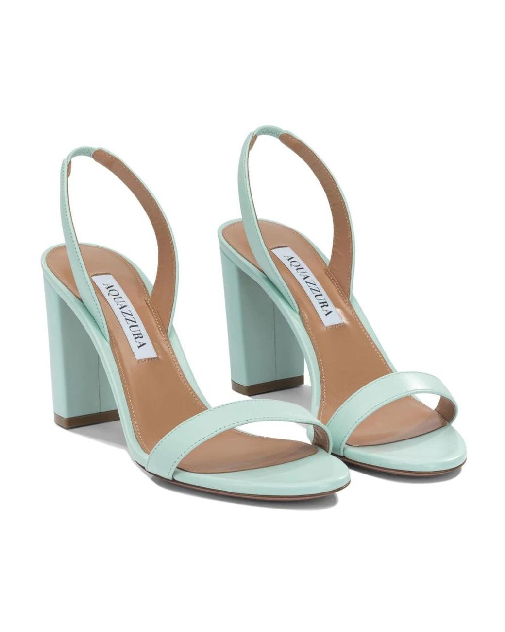 Aquazzura Blue High Heel Sandals