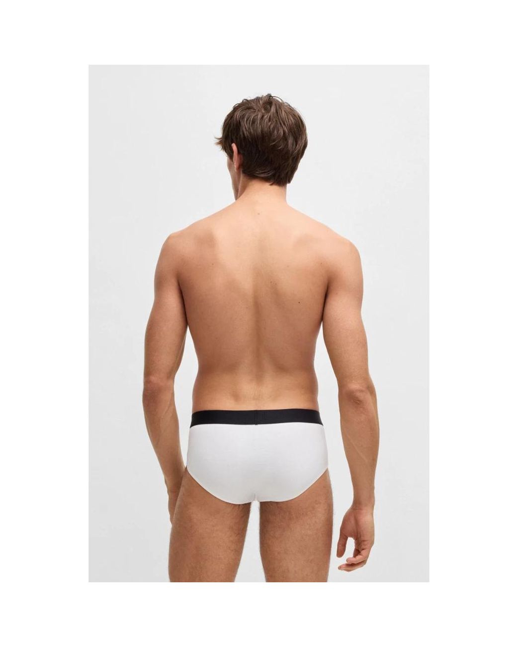 Boss White Underpants for men