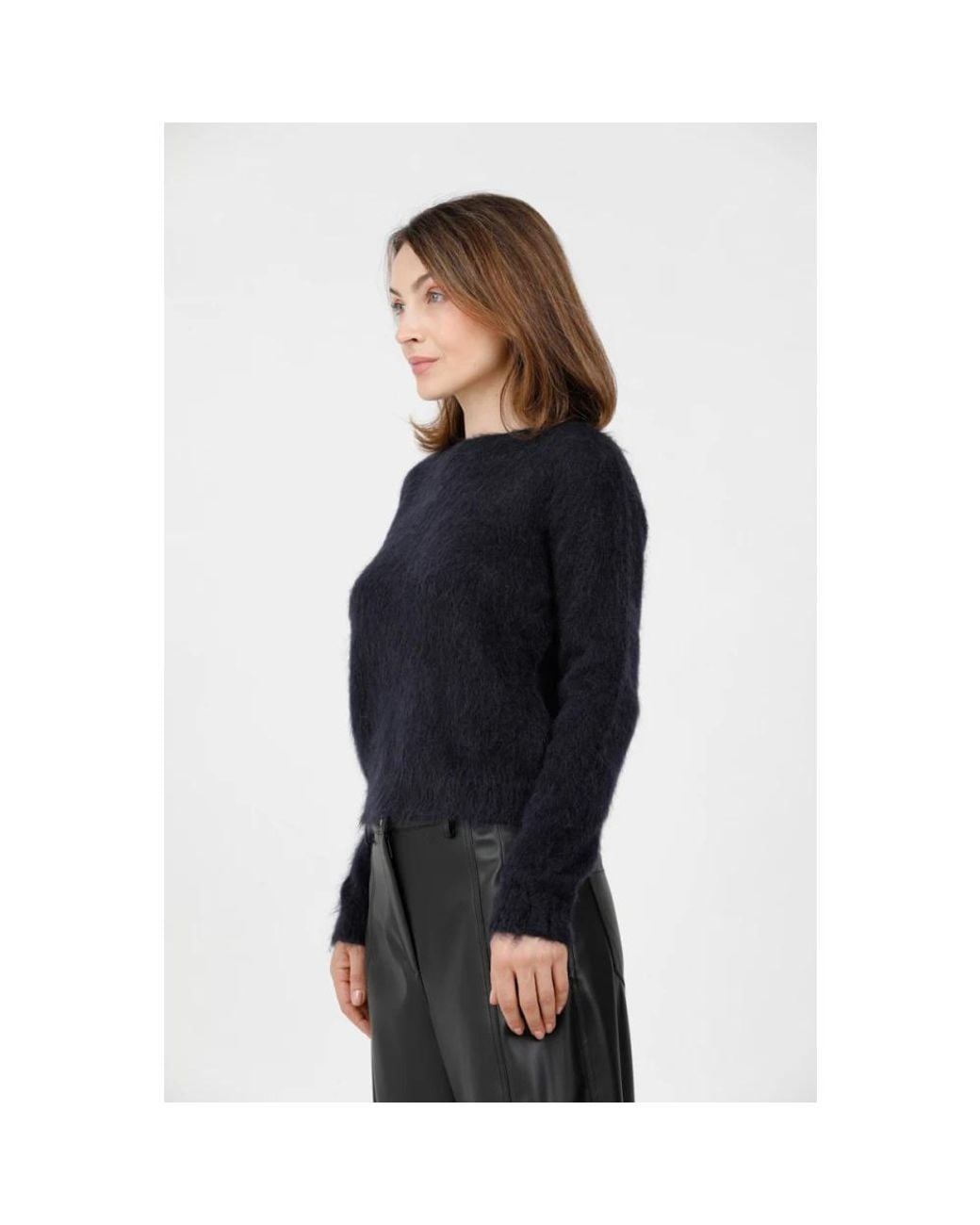 Max Mara Black Round-Neck Knitwear