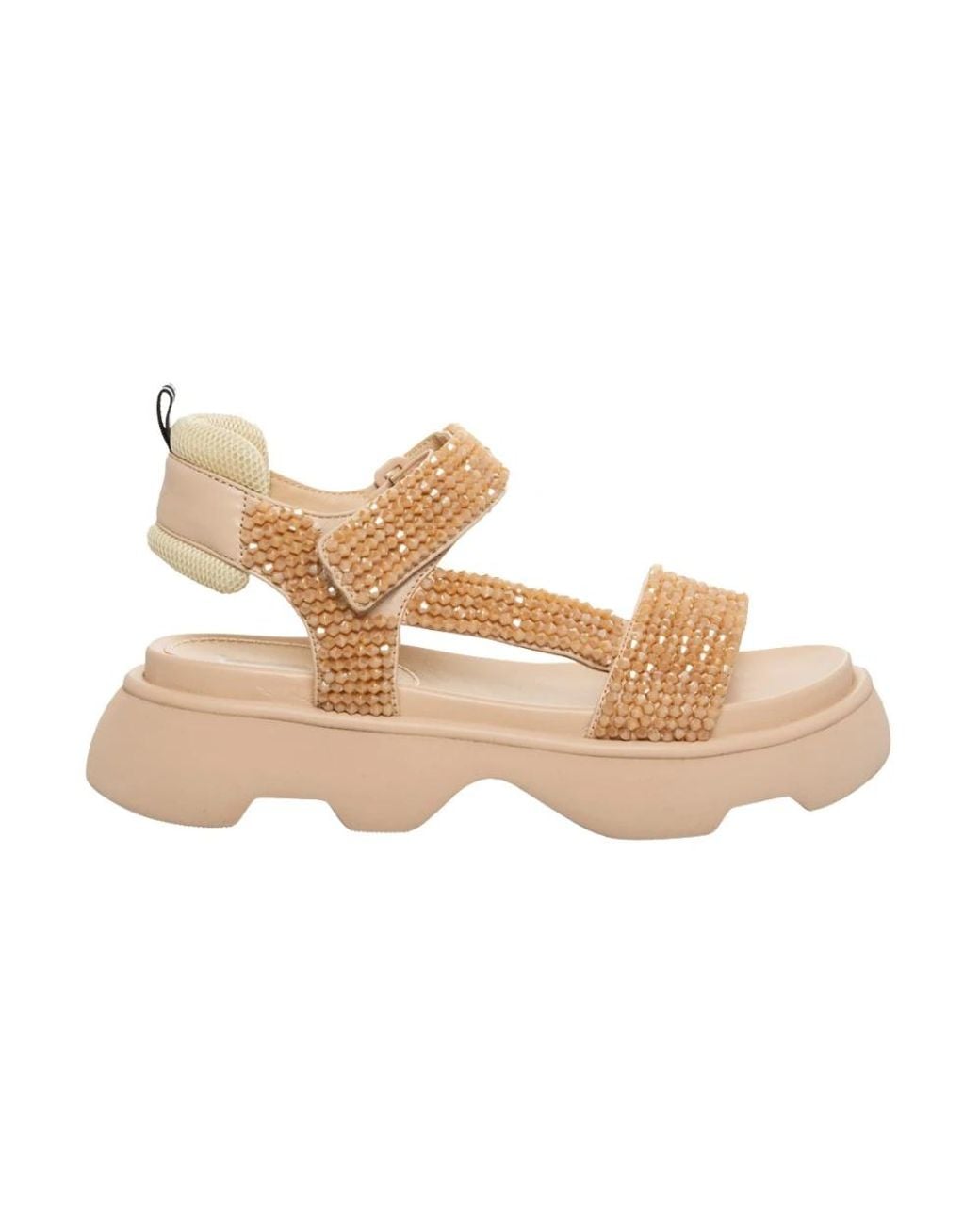 Flat Sandals Jeannot de color Natural