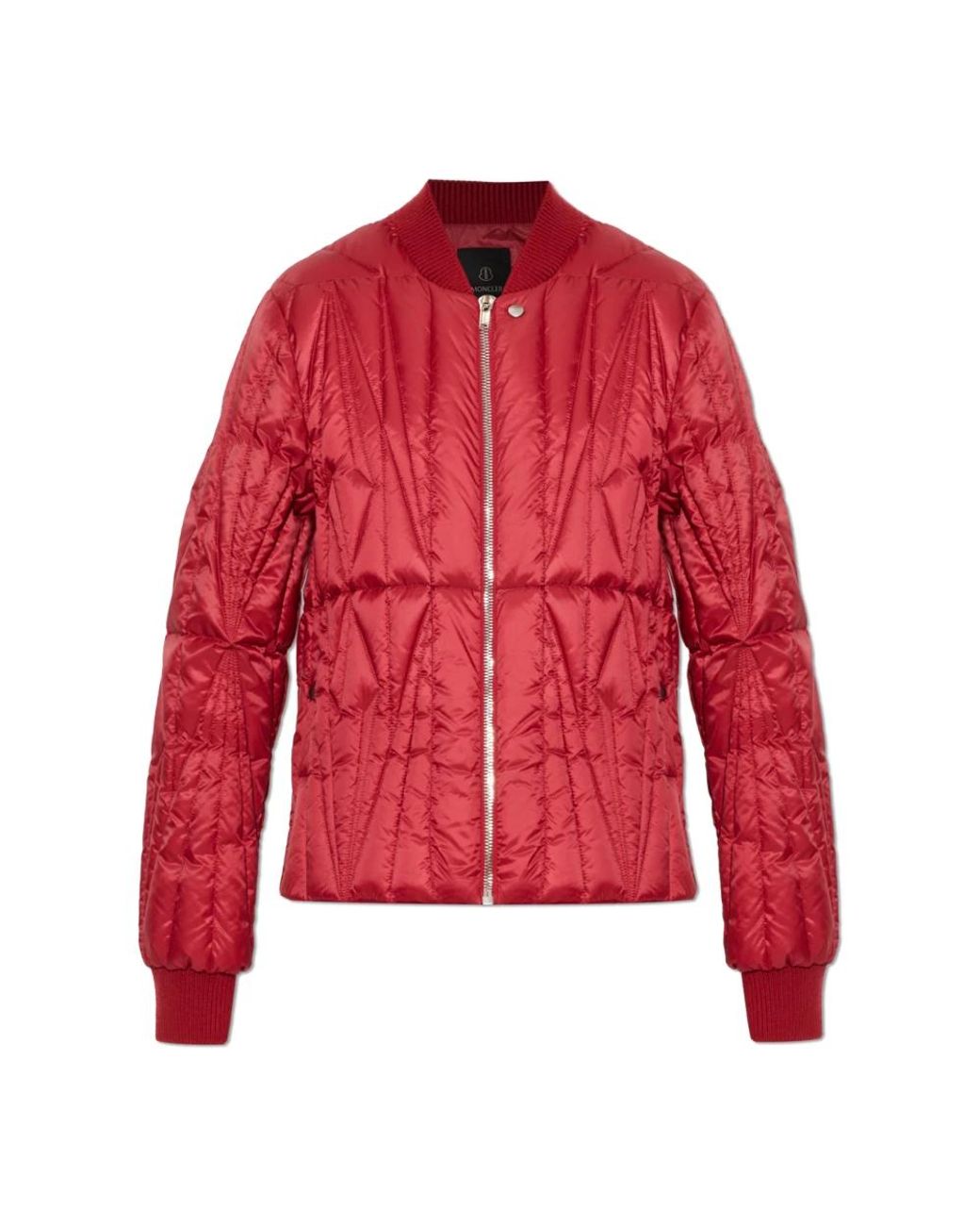 Rick Owens Geocamo Flight Jacket in het Red