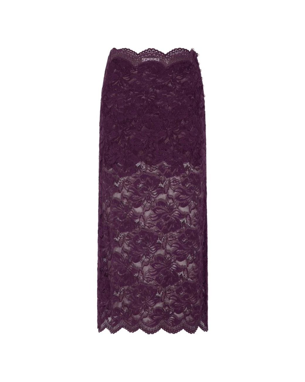 Rabanne Purple Midi Skirts