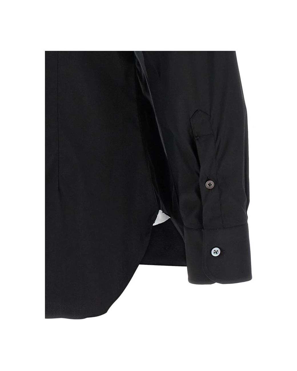 Barba Napoli Black Casual Shirts for men