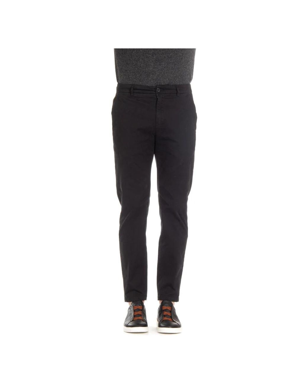 Department 5 Black Chinos for men