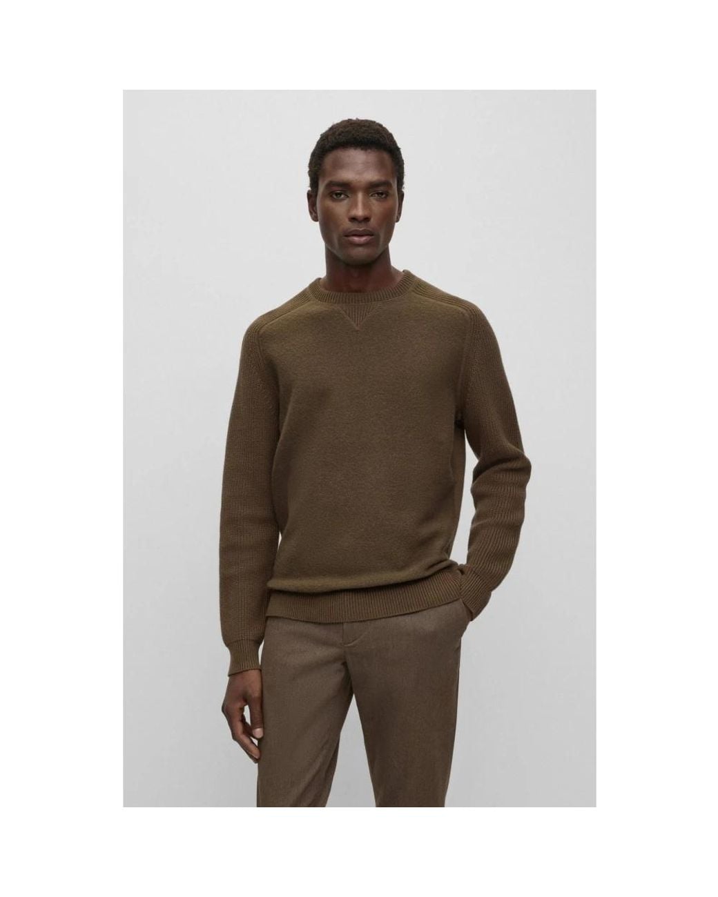 Boss Brown Matero 10252870 Sweater for men
