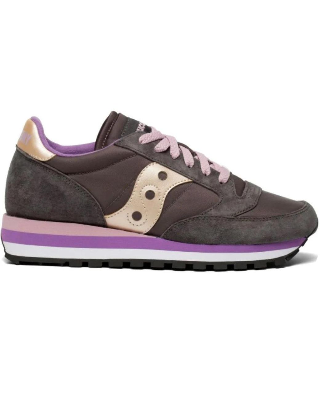 Saucony Gray Jazz Triple Sneakers