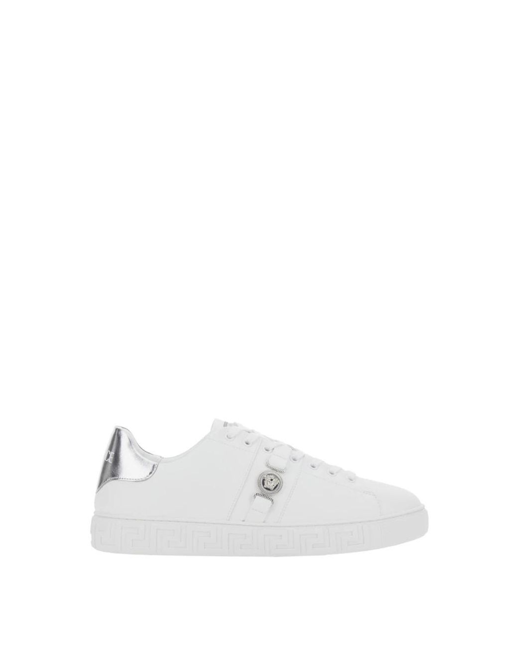 Greca Baskets En Cuir Versace pour homme en coloris Natural