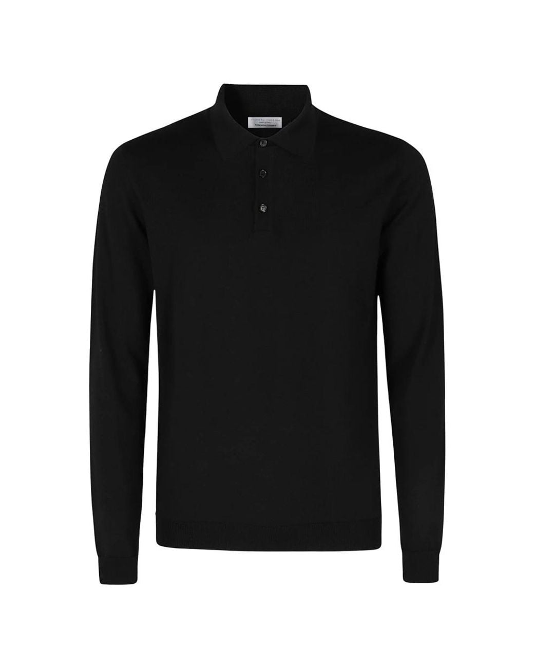 Roberto Collina Black Polo Shirts for men