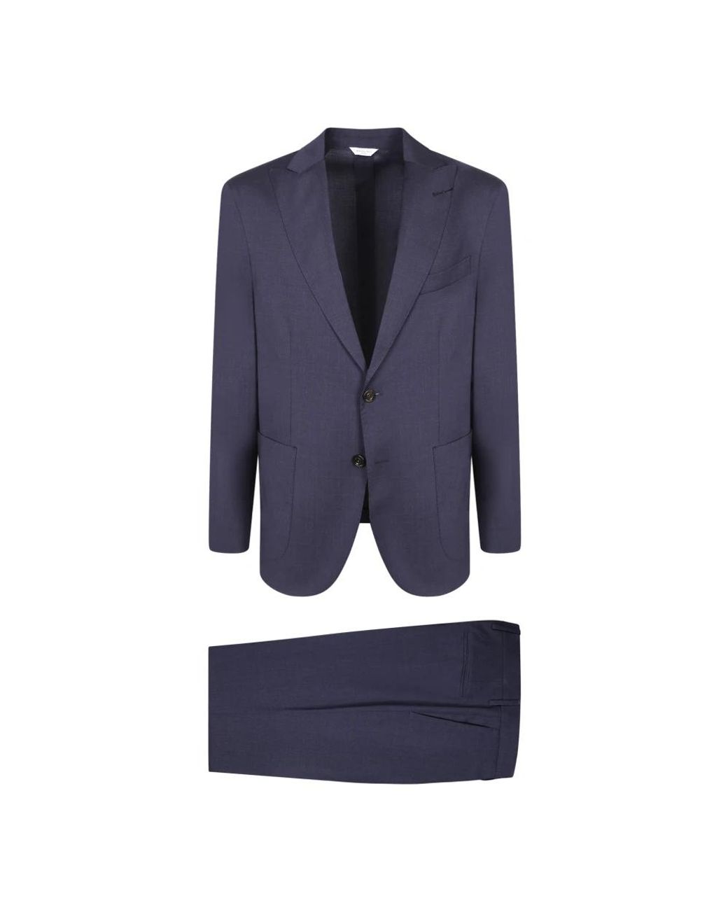 Boglioli Blue Single Breasted Suits for men