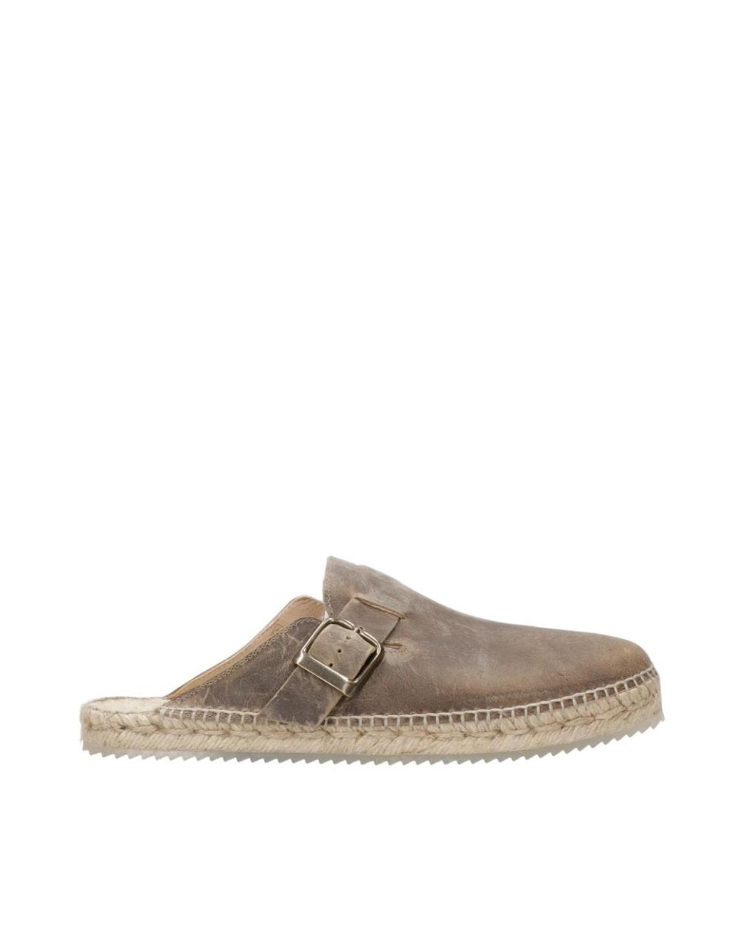 Espadrilles Schoenen ,Bruin ,Bruine Nubuck Sandalen Met Touwzool in het Brown voor heren