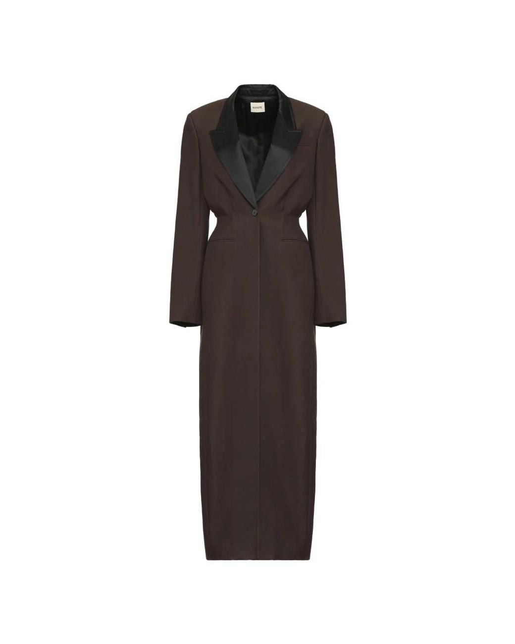 Khaite Black Single-Breasted Coats