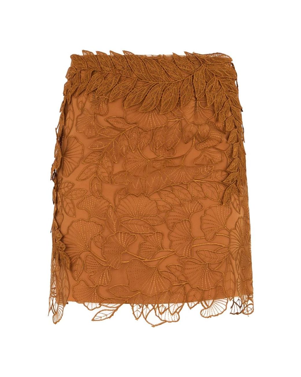 Alberta Ferretti Brown Short Skirts