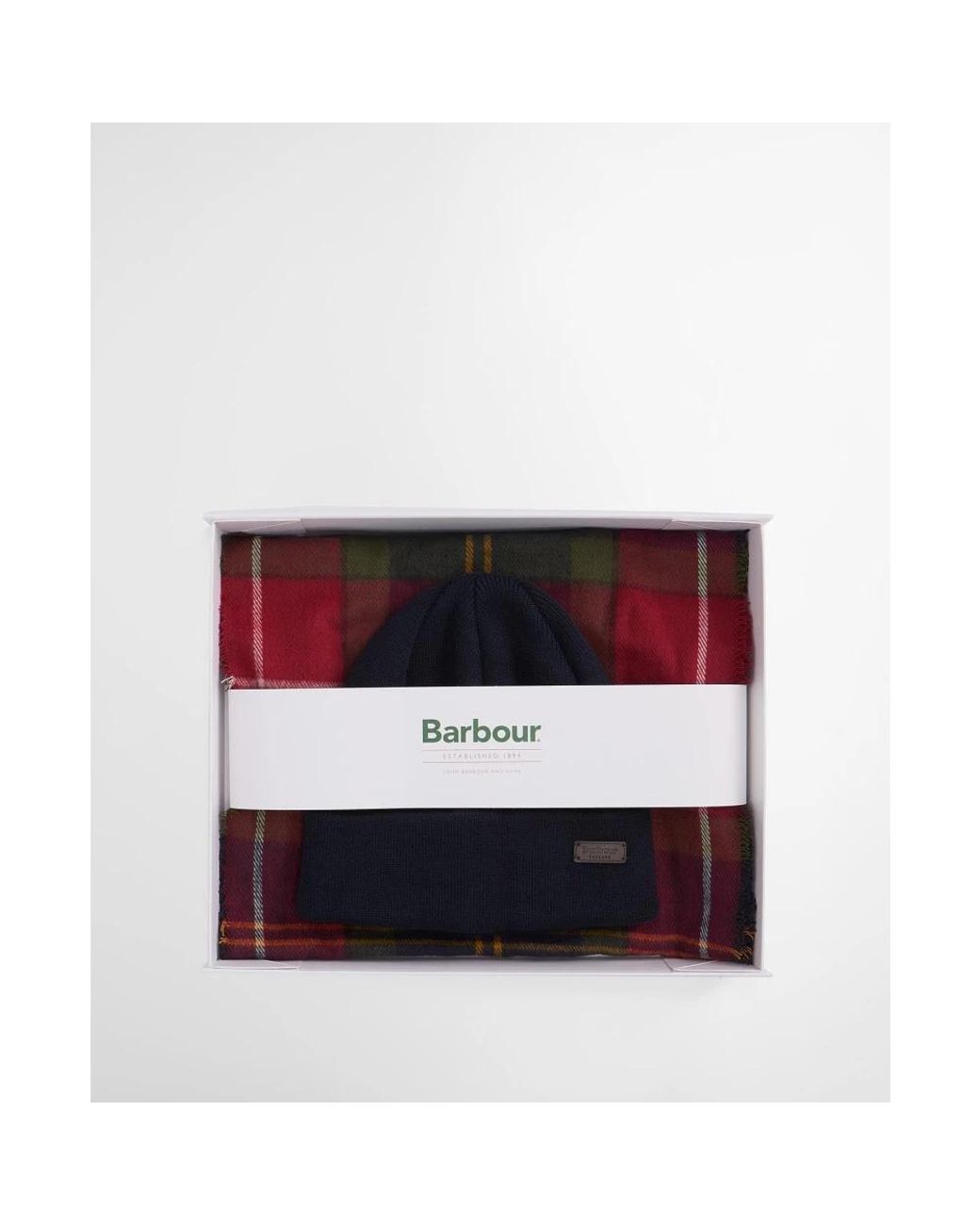 Barbour Red Winter Scarves for men