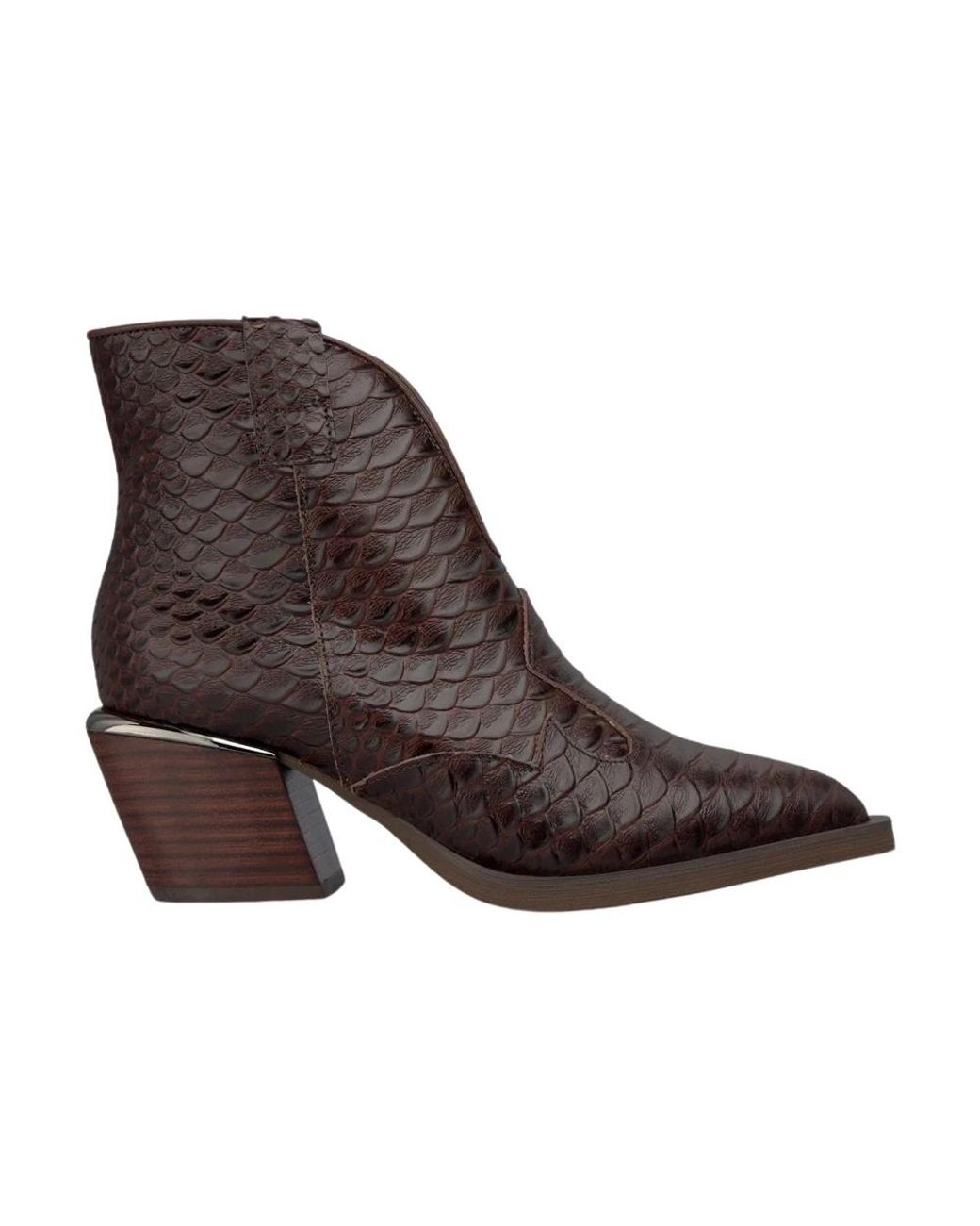 Alma En Pena. Brown Cowboy & Biker Boots