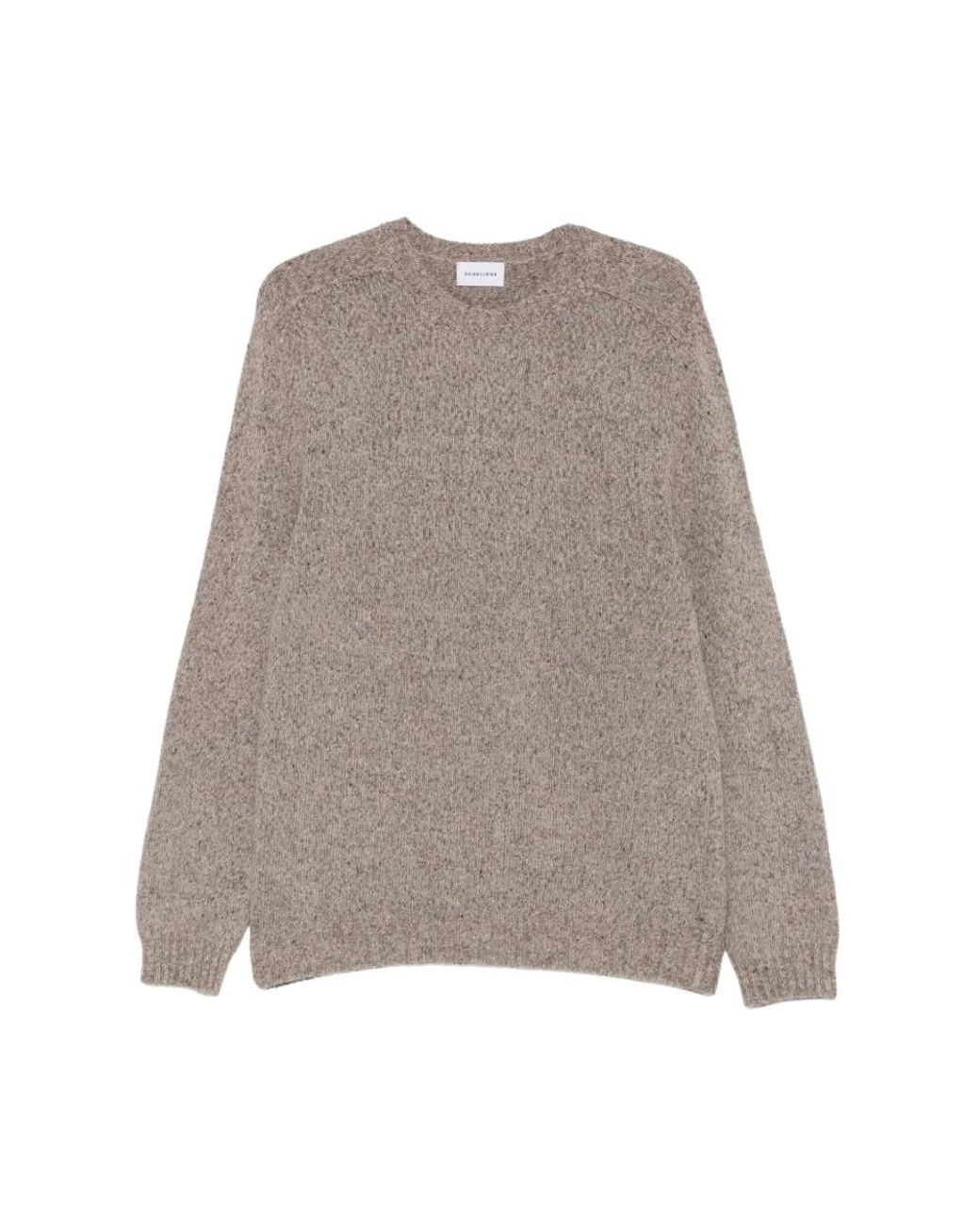 Scaglione Gray Round-Neck Knitwear for men