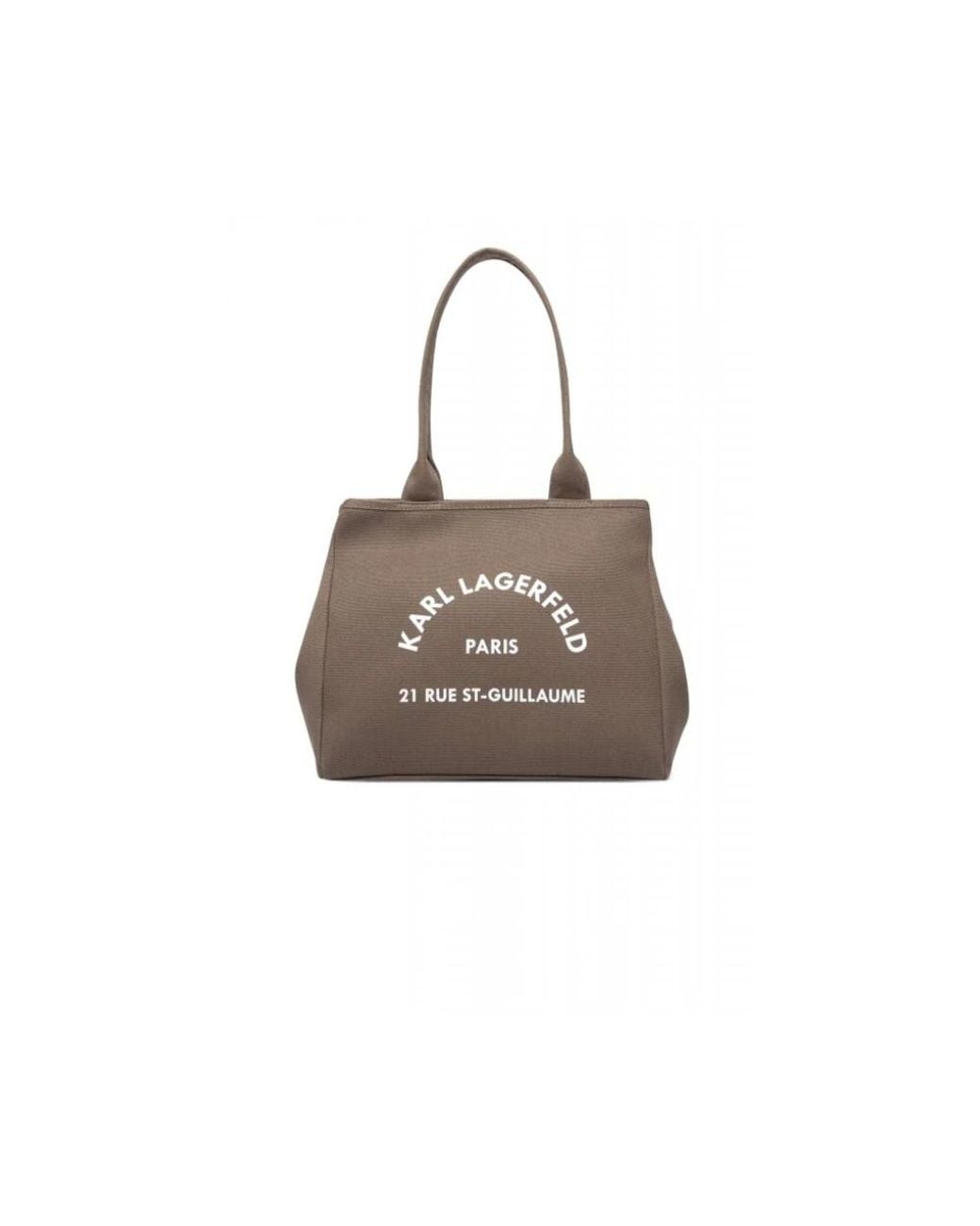 Karl Lagerfeld Brown Shopping Bags