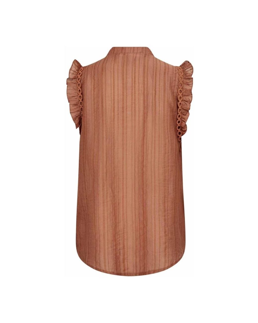 Blouses co'couture en coloris Brown