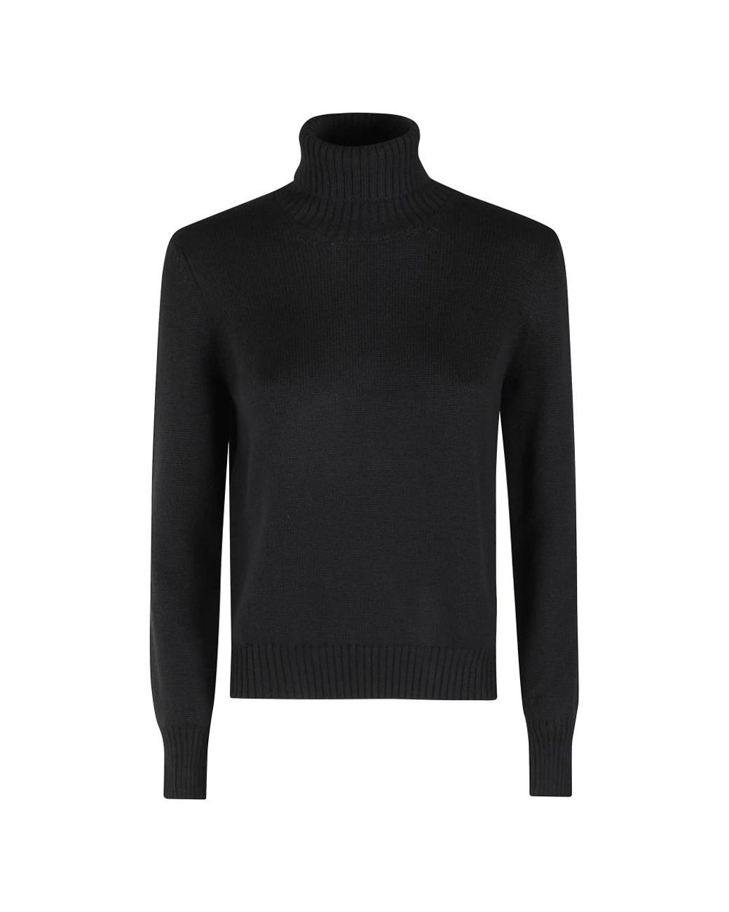 Gran Sasso Black Turtlenecks