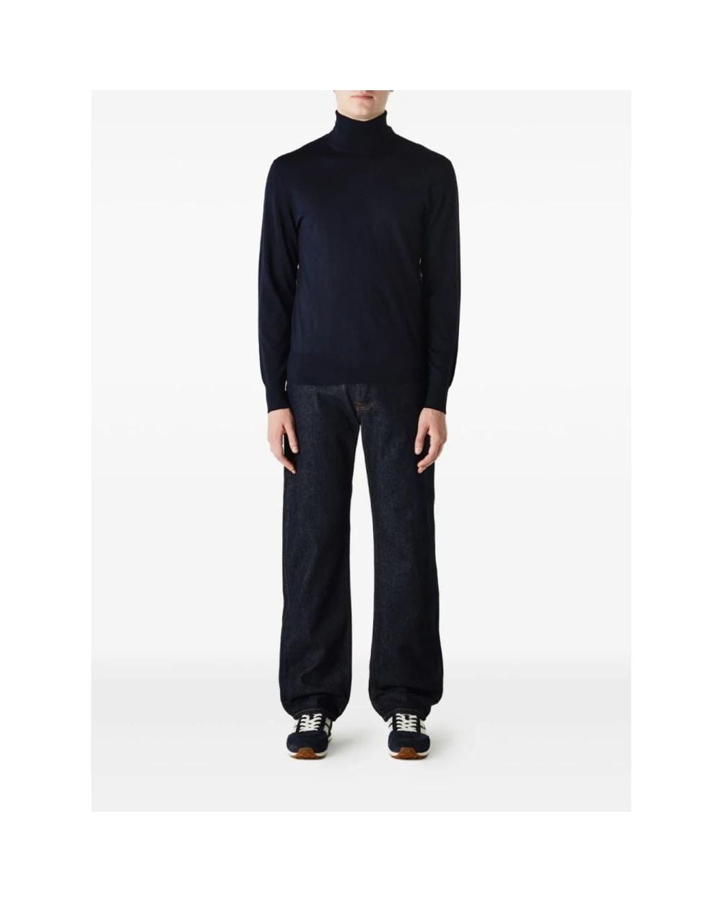 Dries Van Noten Blue Turtlenecks for men