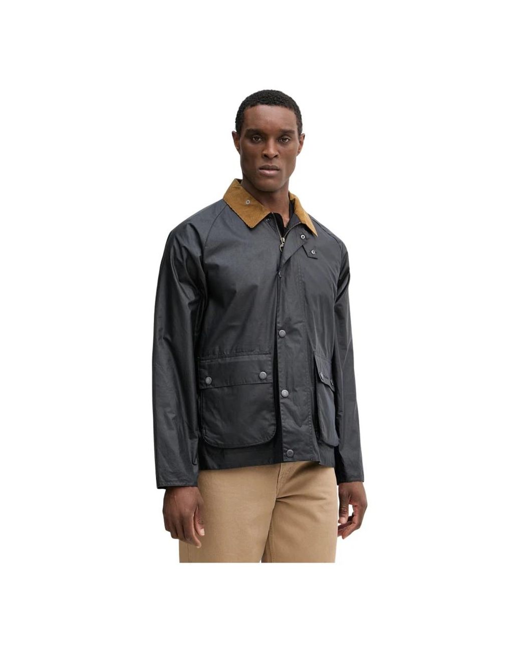Barbour Modern Bedale Wax Jacket in het Black voor heren