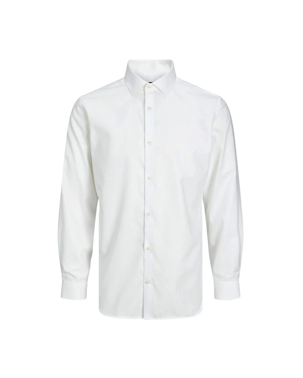 Jack & Jones Overhemden ,Wit ,Katoen Klassiek Wit Overhemd Voor Pak in het White voor heren