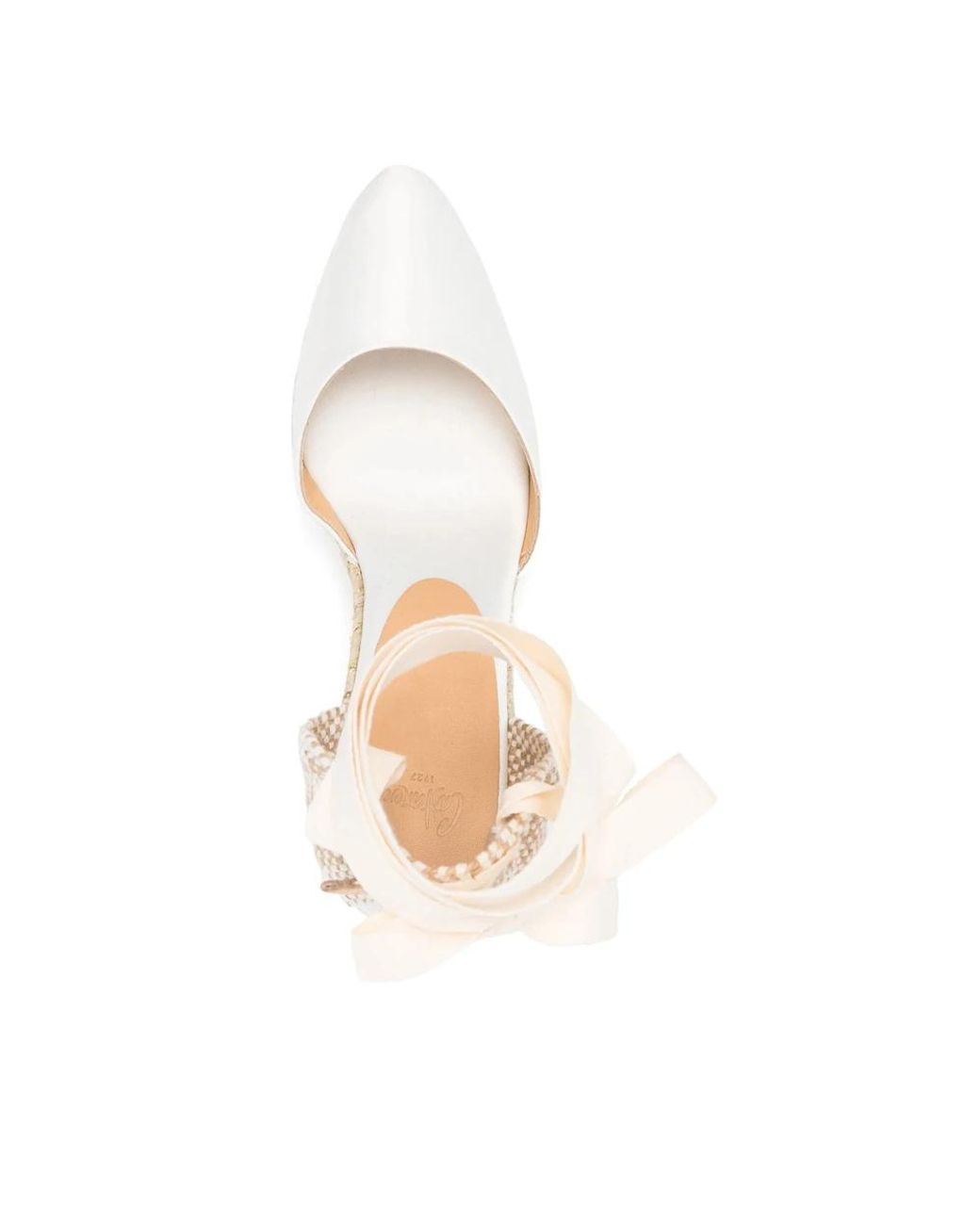 Castaner White Joyce Wedge Espadrille