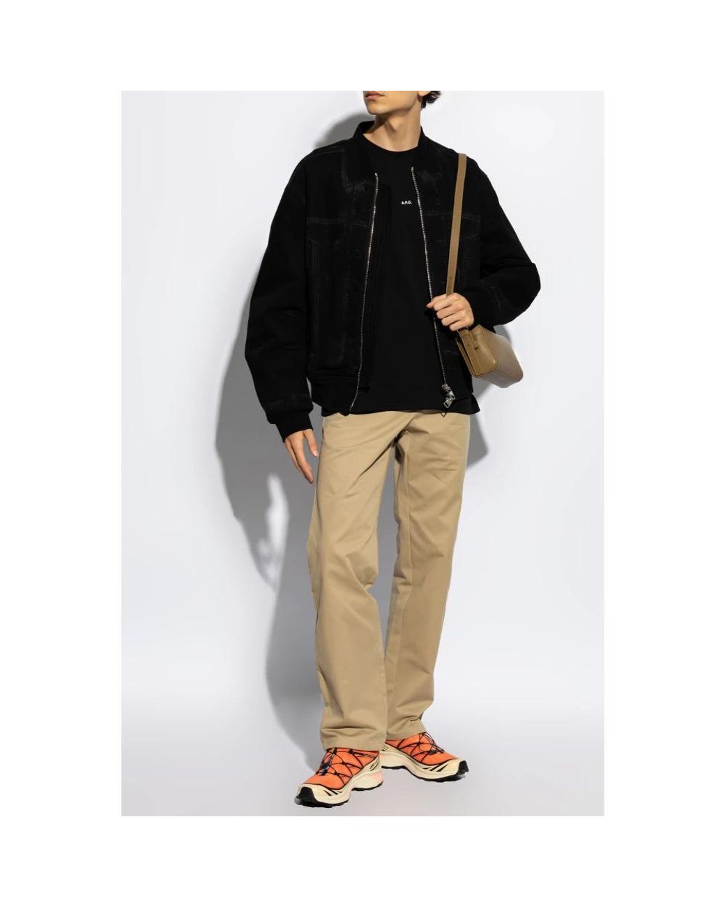 A.P.C. Natural Straight Trousers for men